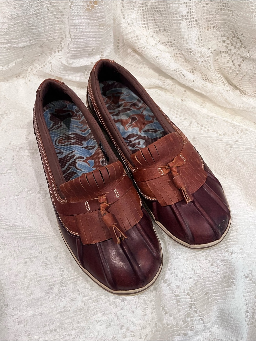L.L. Bean Bar Harbor All-Weather Waterproof Duck Skimmer Loafers